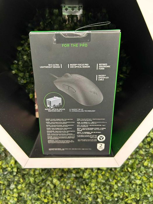 Гейминг мишка Razer - DeathAdder V3, оптична, черна - нова