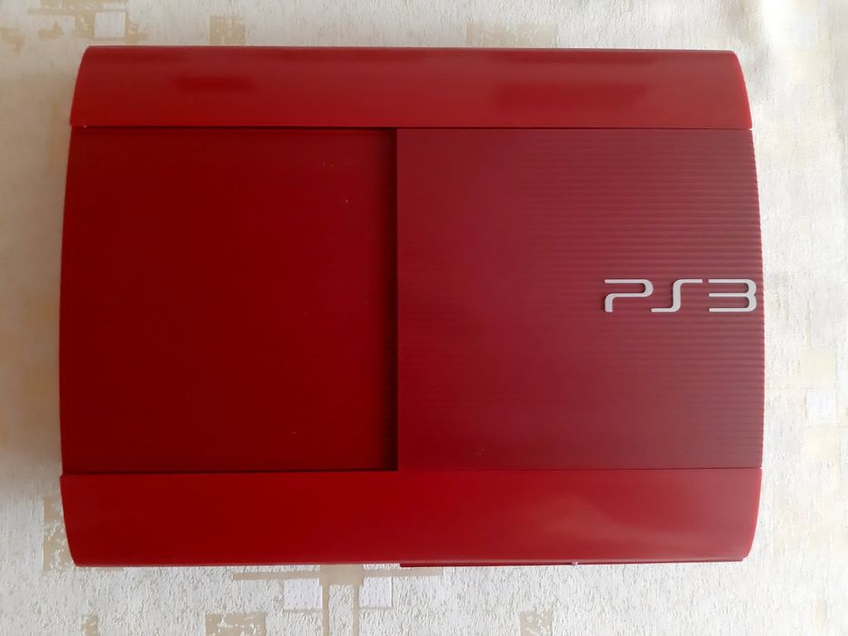 Червен PlayStation 3 Super Slim 500 GB + Move controller и игра Lord of the Rings War in the North PS3 PS5 PS4 PlayStation 3 4 5