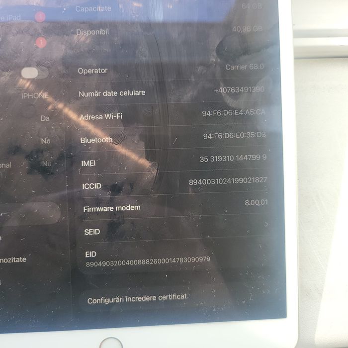 Ipad air gen 3 ,cu celular si apple pencil 1