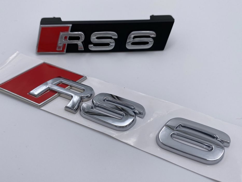 Set Embleme Audi RS6 crom