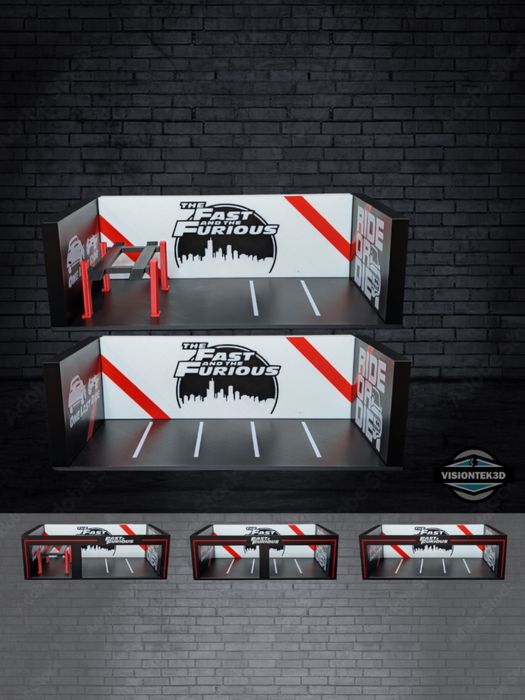 3D принтирани диорами за Hot wheels/Matchbox/Majorette и други 1:64