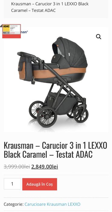 Carut Krausman 3 in 1 Lexxo Black Caramel