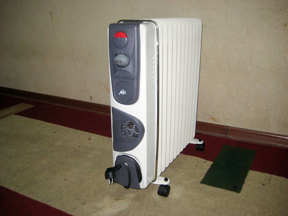 Обогреватель масленый 12 секции оригинал толстый ребро с вентилятором!