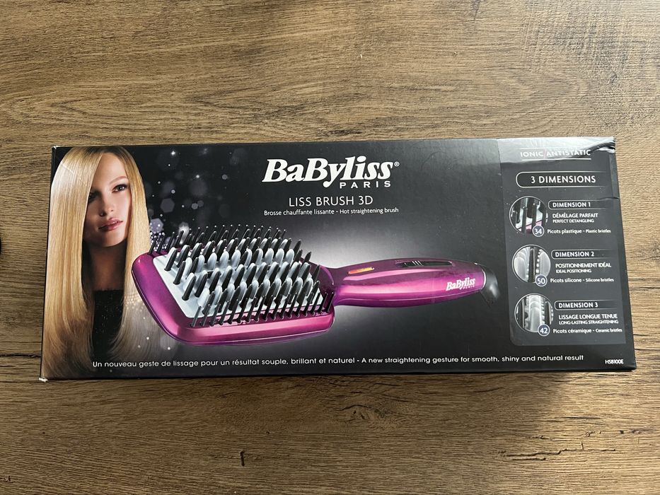 Perie electrica pentru indreptat parul Liss Brush 3D BaByliss