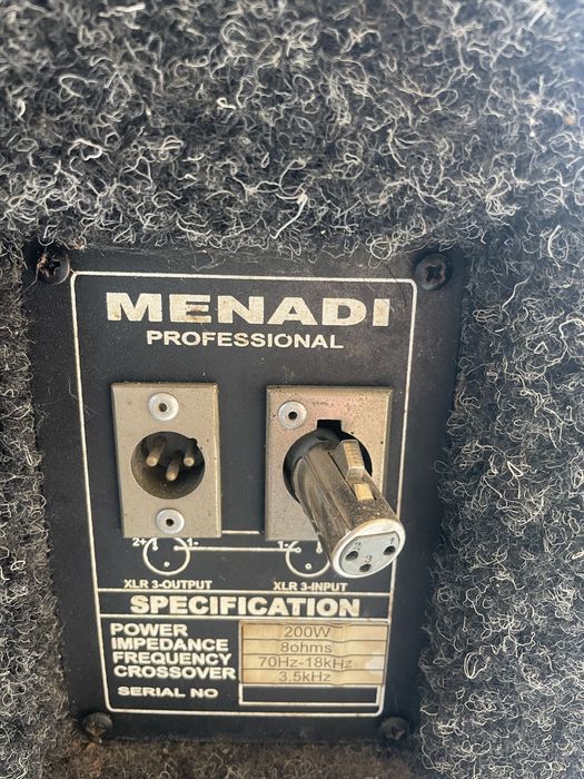 Boxe Menadi Profesional 200w , amplituner si cd Technics