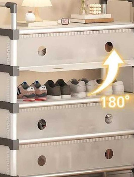 Закрытая обувница – этажерка на 5 полок / Oyoq kiyim javoni p23