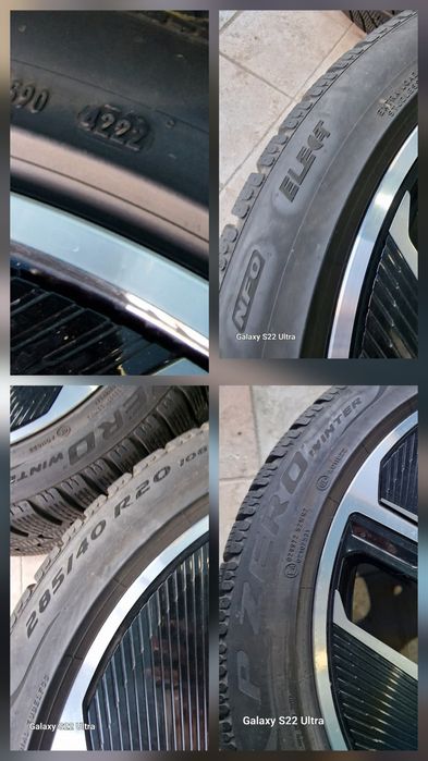 285 40 20 Pirelli P Zero 108 V 245 45 20 Pirelli 8мм DOT 23