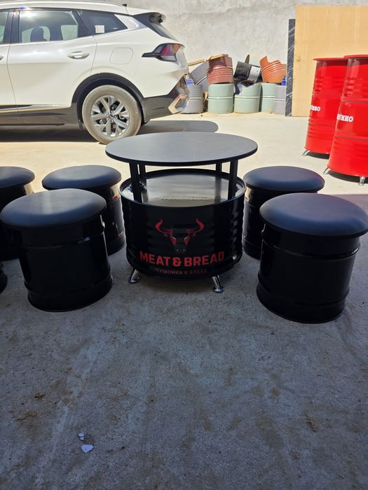 Бочкадан мебеллар ресторан , бар , фудтрак, кафе , дачалар учун турли