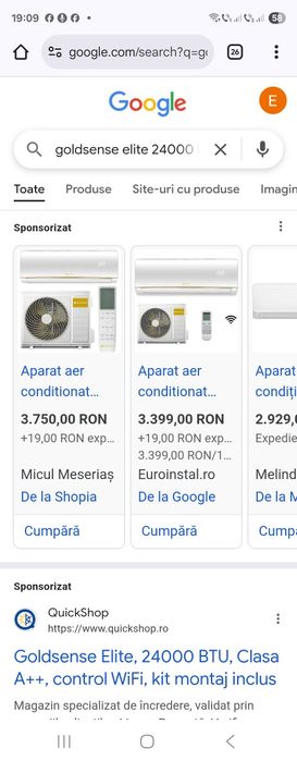 Aer conditionat de 24000 btu