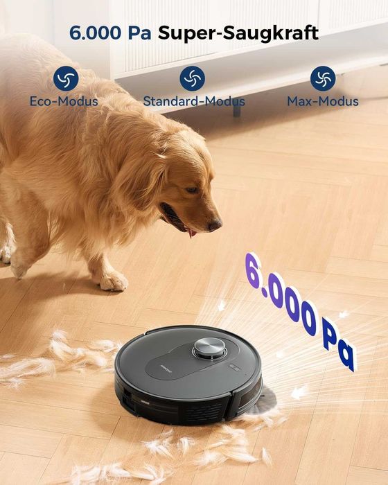 Прахосмукачка робот Proscenic Q8 Max със самоизпразваща се станция