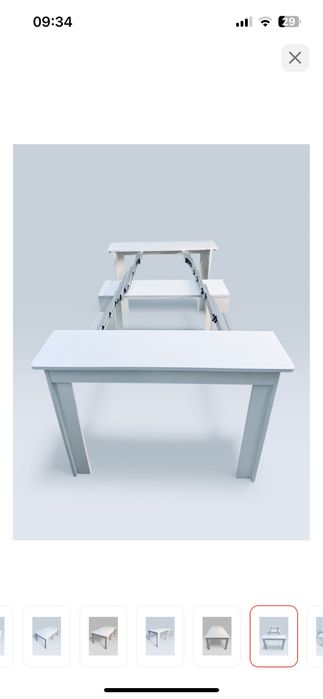 Деревянный стол-трансформер 4 метра