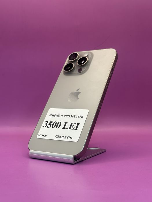 IPHONE 15 Pro Max 1tB 87% •Amanet Matei Crangasi•36138