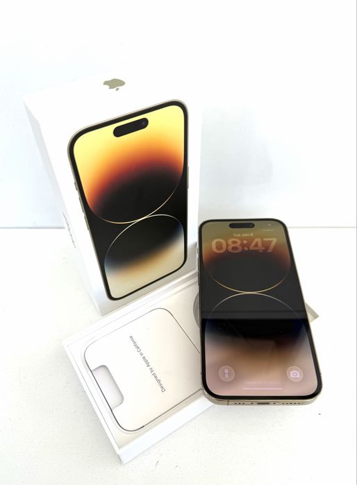 Перфектен! iPhone 14 Pro 128GB Gold ГАРАНЦИЯ!