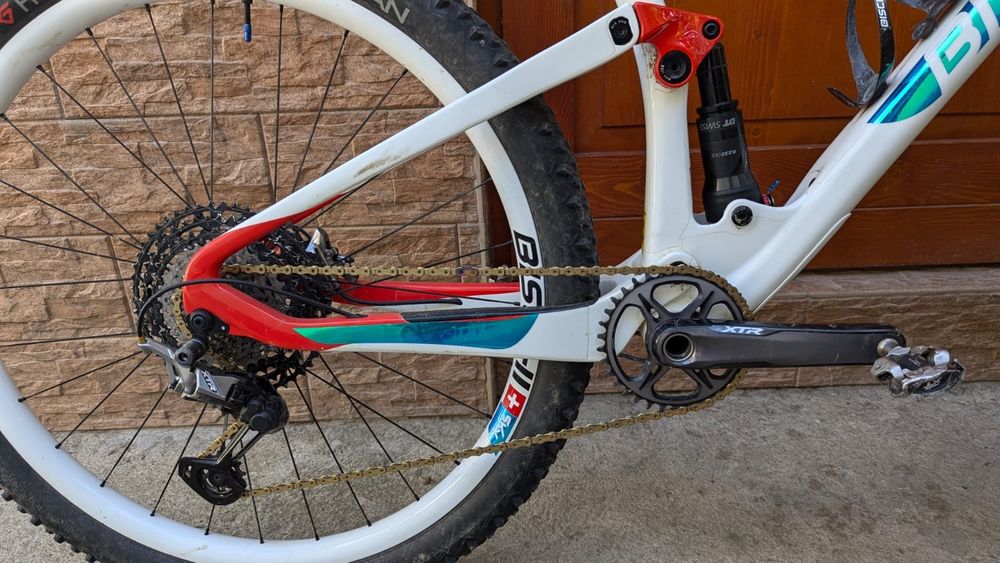 Bicicleta MTB carbon 1x12 xtr roti carbon xc full suspension cube trek