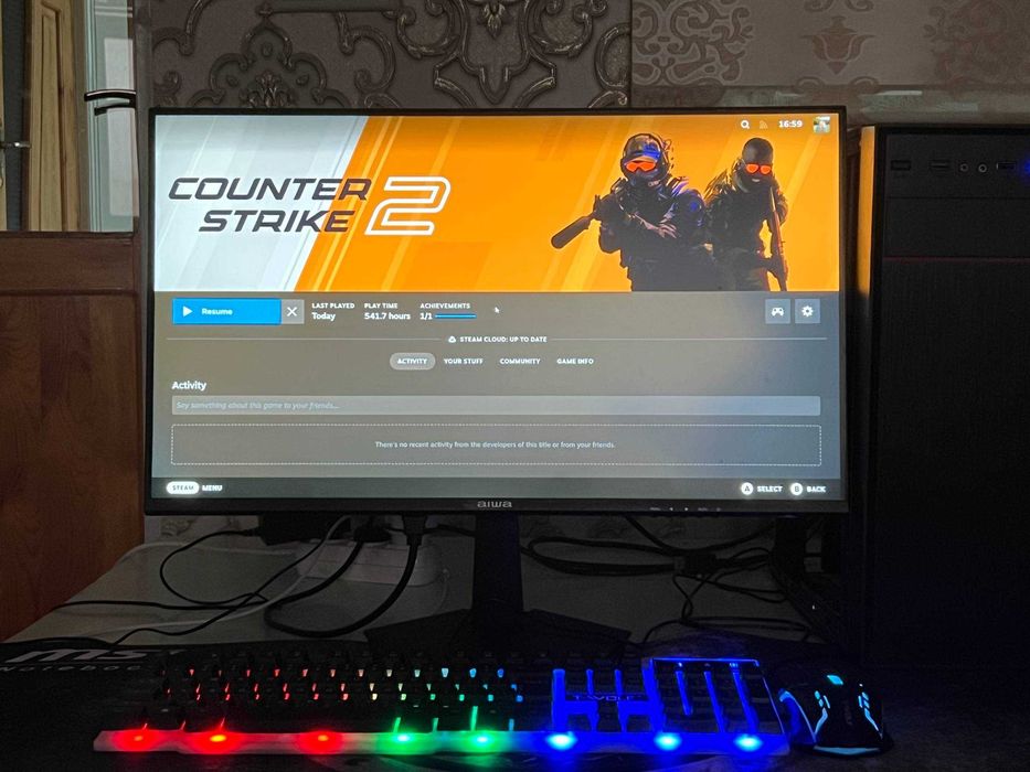 Komplekt kompyuter. 100Hz monitor/16Gb