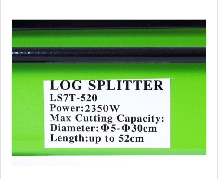 Мощна хоризонтална, хидравлични машини за цепене на дърва LS7Т- 520