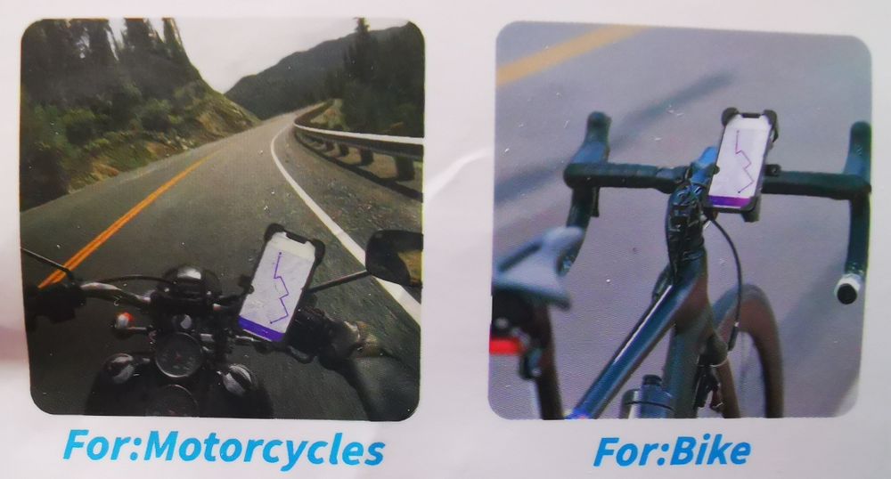 Надеждна стойка за телефон за велосипед, мотопед, мотор