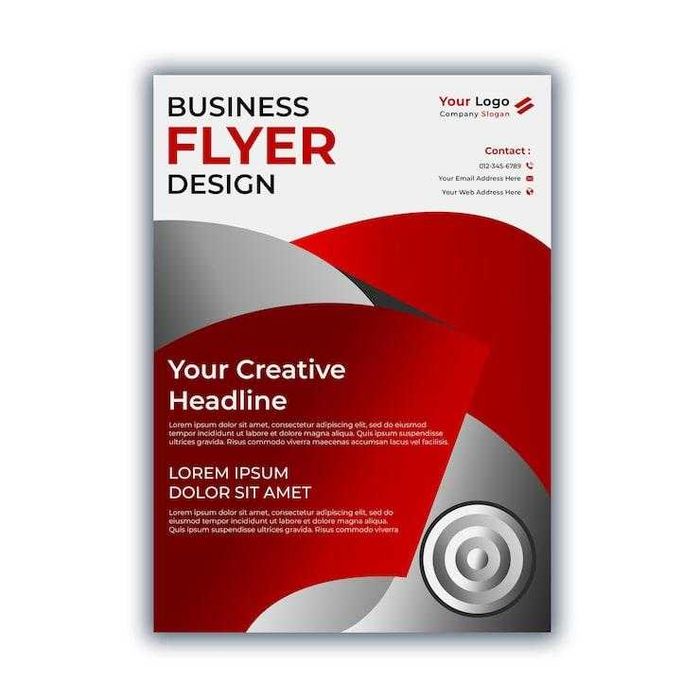 Flayer tayyorlash xizmati professional chiroyli dizayn