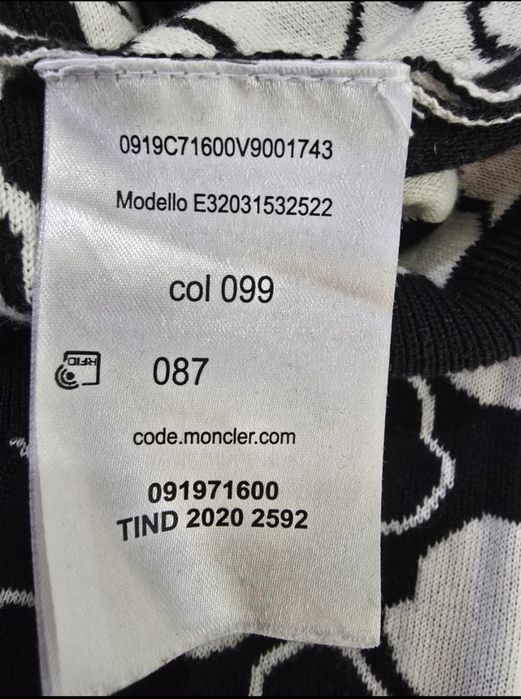 Pulover barbat Moncler Model Girocollo Marime M