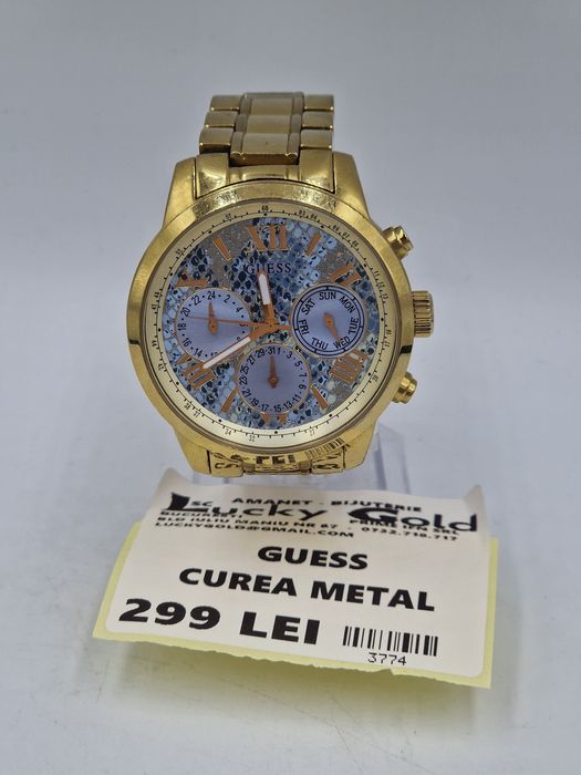 Ceas Guess Curea metalică Garantie #3774