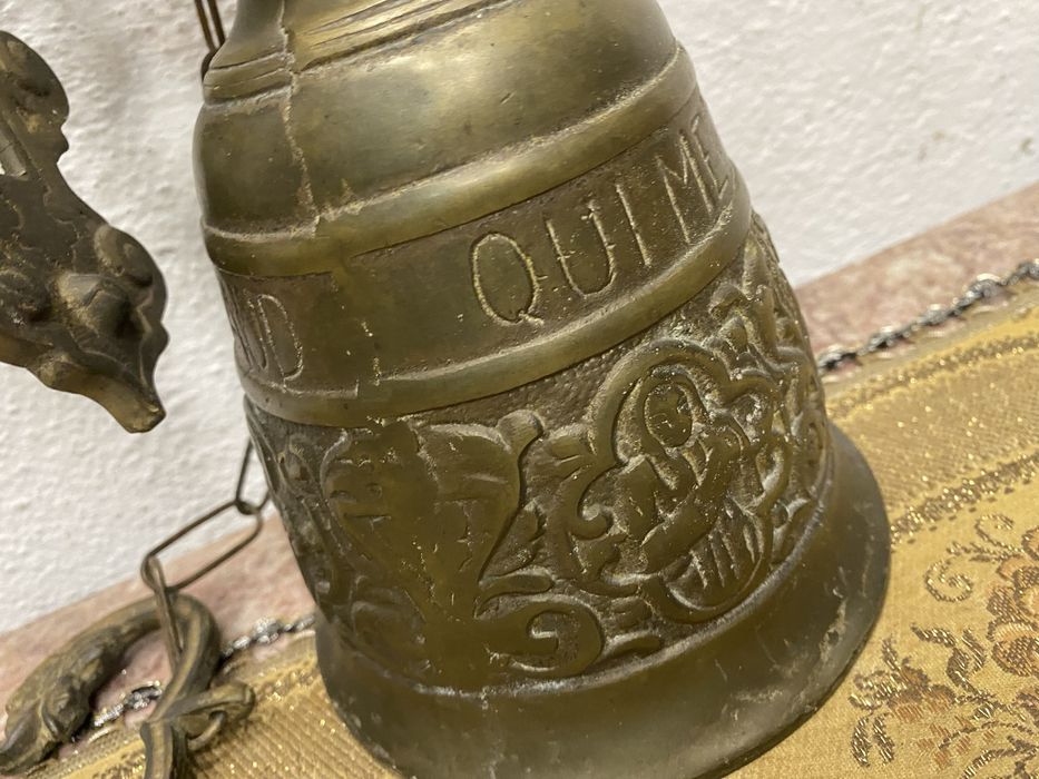 Голяма френска камбана за врата от месинг