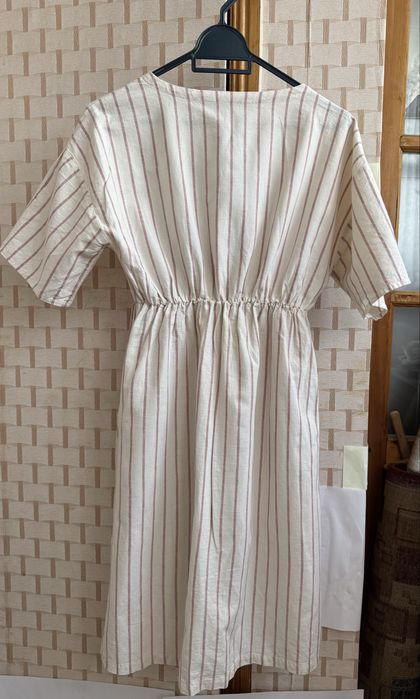 Платье Zara пляжное, лён х/б, разм. М