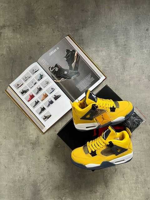 Adidasi Air Jordan 4 lightning full box 2024