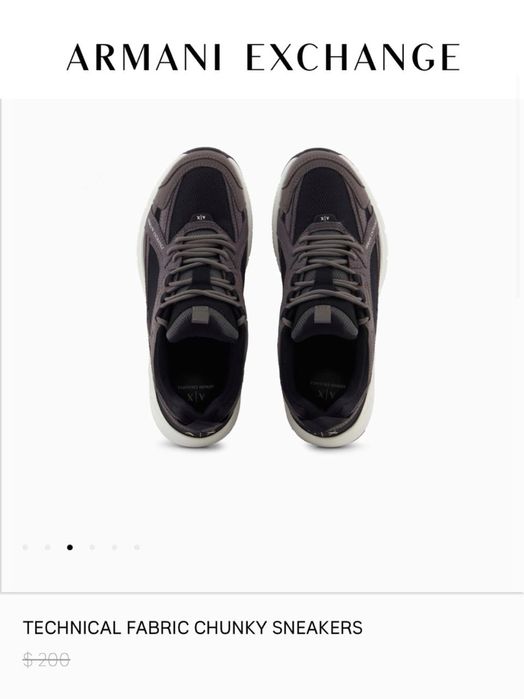 Оригинал Armani Exchange мужские кроссовки