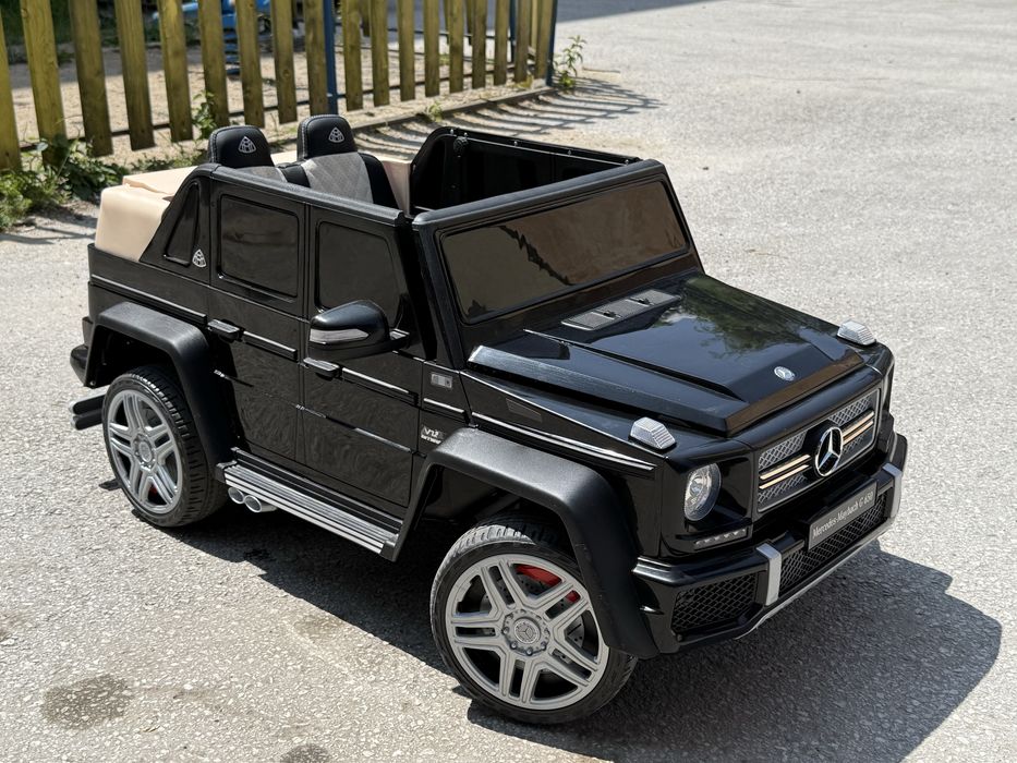 Акумулаторен джип MERCEDES MAYBACH G650 ЧЕРЕН