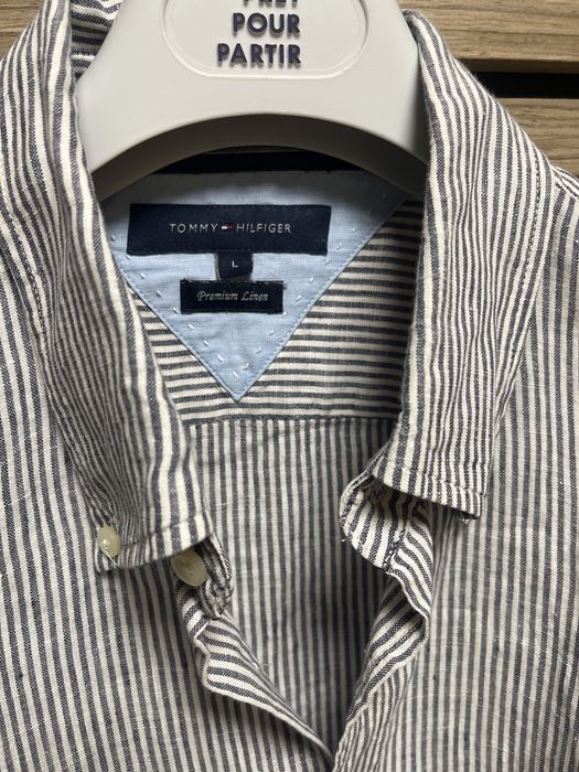 Tommy Hilfiger - Premium Linen НОВА Ленена  риза -  Л/ХЛ / Оригинал