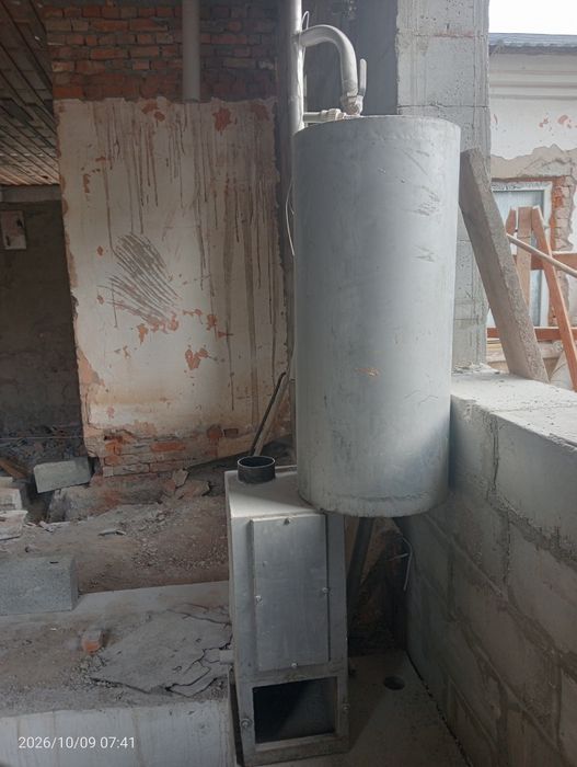 Газовая печь с бойлером