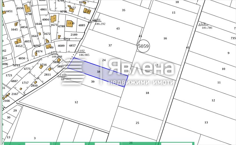 Продава се Парцел в Варна, м-т Боровец - юг - 3303 кв.м за 46 €/кв.м - Снимка #1