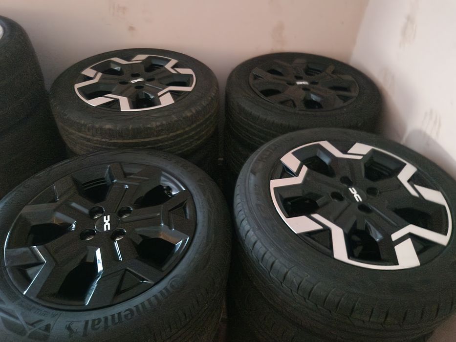 Jante aliaj 4x100 r16 anvelope 195 55 16 Dacia