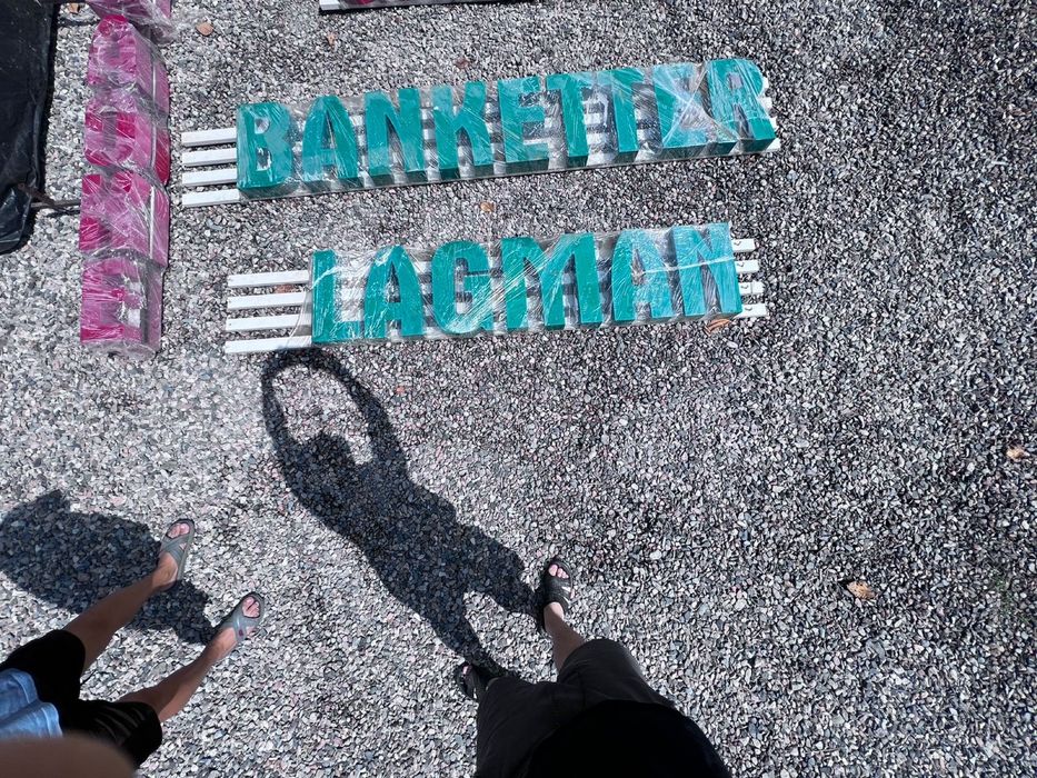 Реклама обьемных букв светящиеся