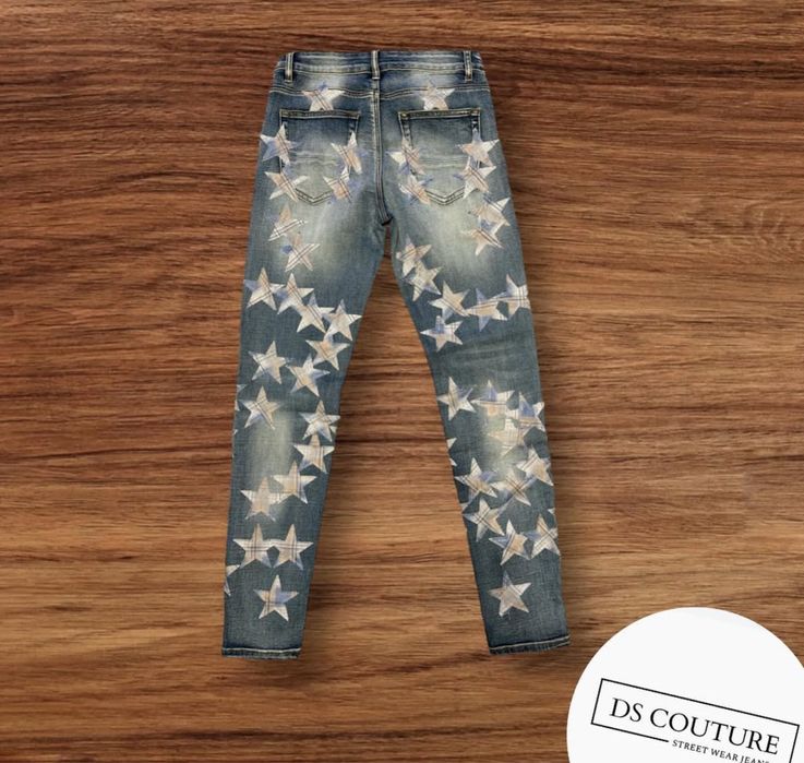 Blugi cu stele stil amiri