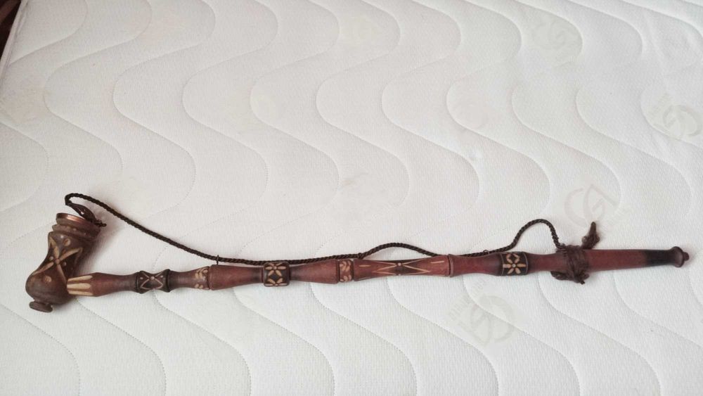 2 стари дървени лули ръчна изработка