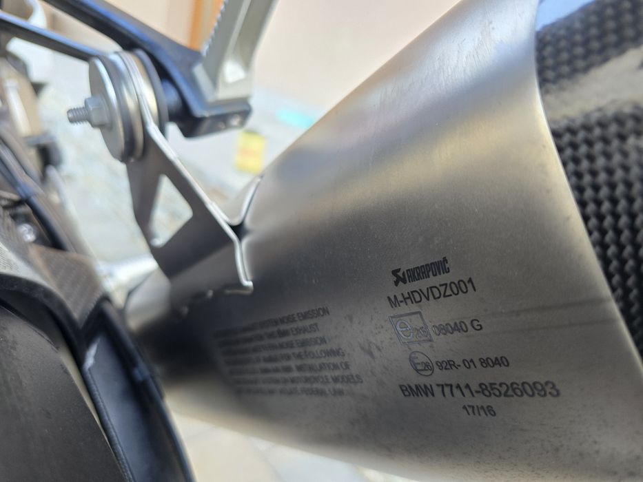 Toba finala Akrapovic titan Bmw S1000RR 2017/2018