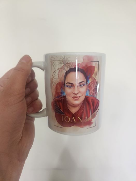 Cană personalizată cu poză,text, caricatură /design digital