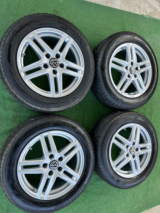 5x112 16 6,5j ET 22 за vw golf 5,6,7 passat touran kadi skoda seat с зимни гуми