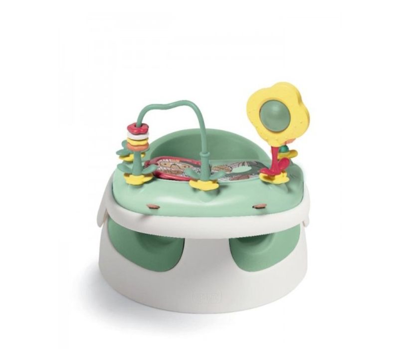 Столче Baby Snug с табла с играчки - Eucalyptus