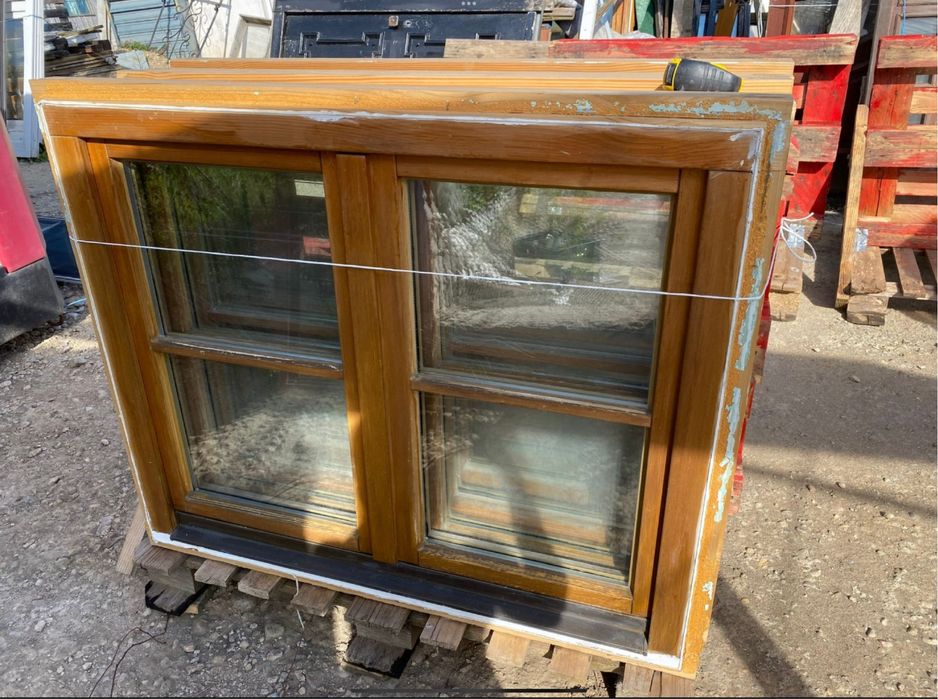 FEREASTRA LEMN TERMOPAN Germania geam sprosuri H 92 x L 112  Garantie