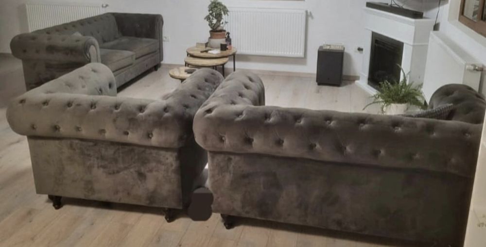 Set canapele chesterfield 3-2-1