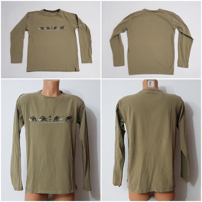 Bluza Mammut Tuff ptr bărbați, tricou cu mânecă lungă, mărimea M