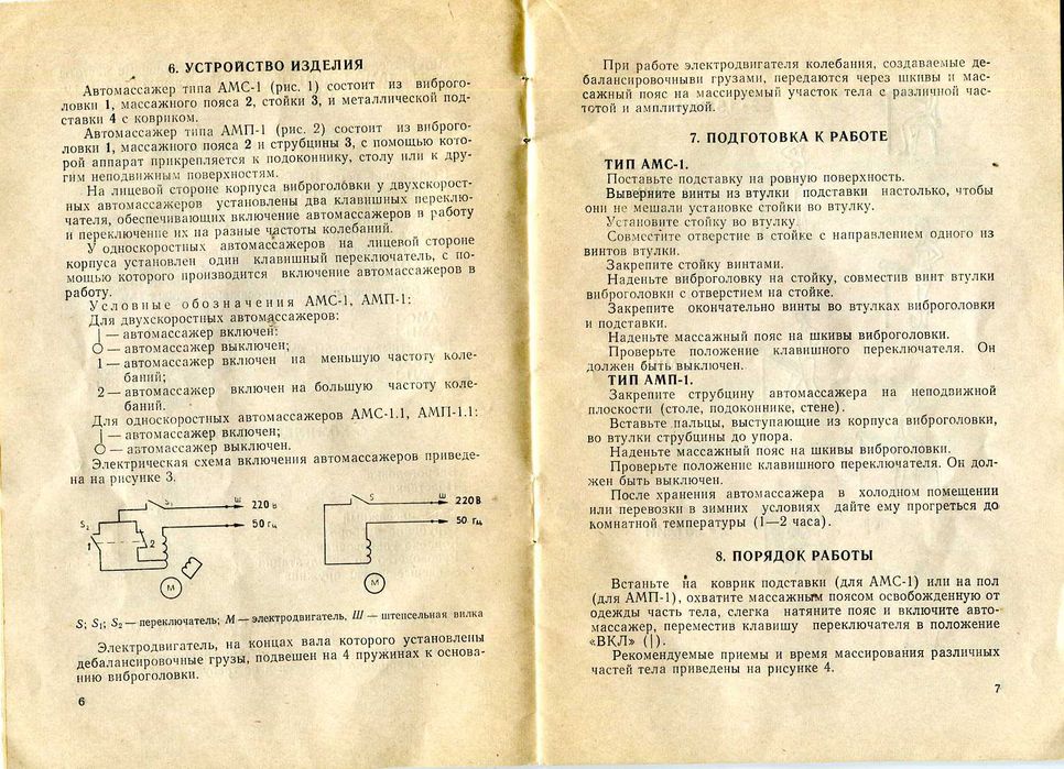 Автомассажёр тонус 2, г. Великие Луки, 1984 г.