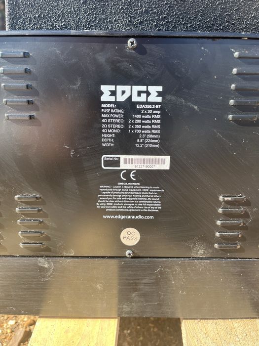 Subwoofer JBL GTB1200e + Amplificator EDGE 1400W
