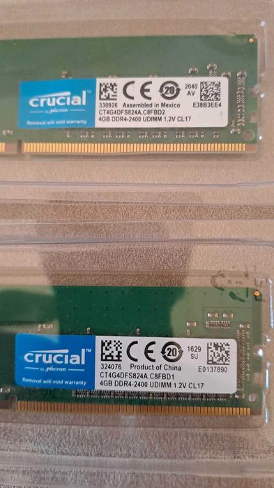Рам памет DDR4 - 8GB (2х4GB) 2400 mhz за настолен компютър