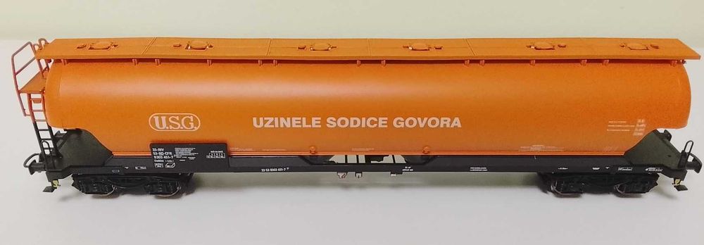 macheta Vagon Uackks Uzinele Sodice Govora, H0 1:87 CFR