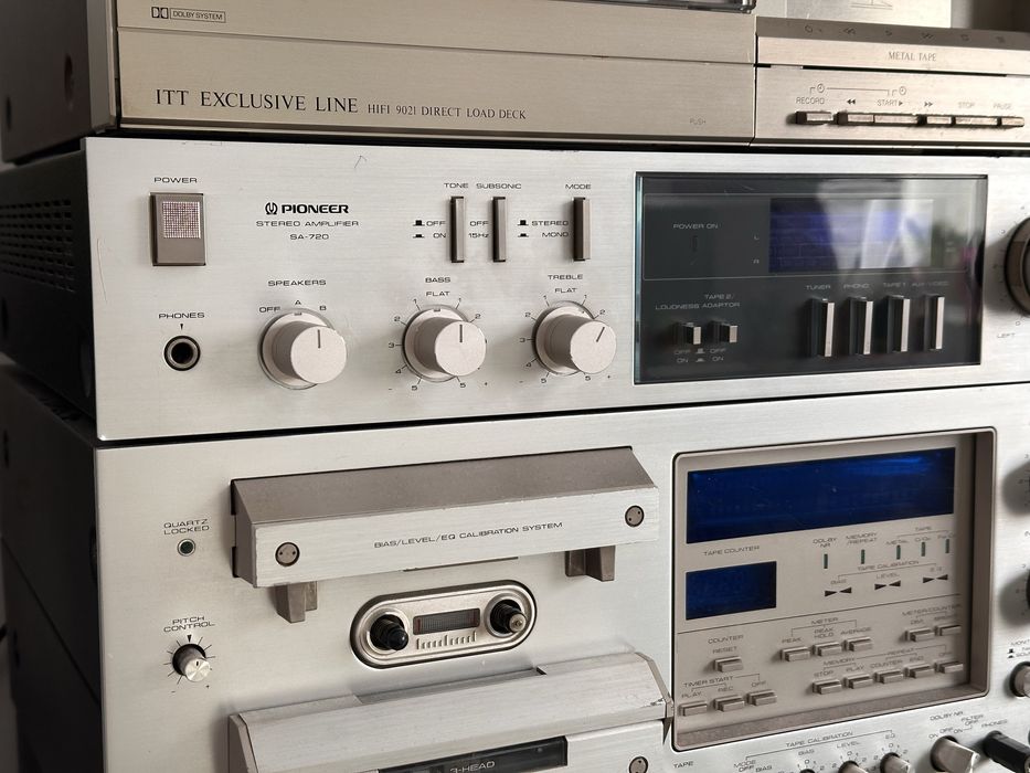 Amplificator vintage Pioneer SA-720 Blue Line – perfect funcțional