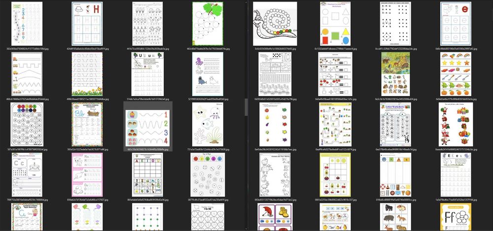 Fise Educative copii - Teste atentie - Exercitii indemanare