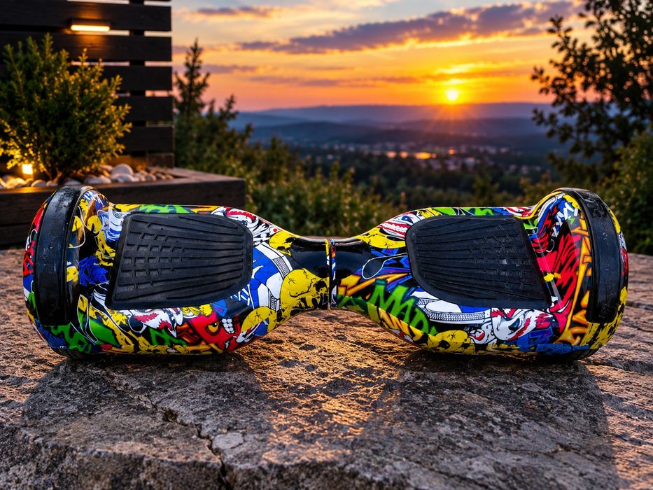 Hoverboard cu design colorat-necesită baterie și încărcător